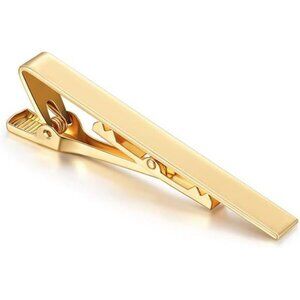Men's tie clip set silver tie bar pin for business wedding formal neckties
